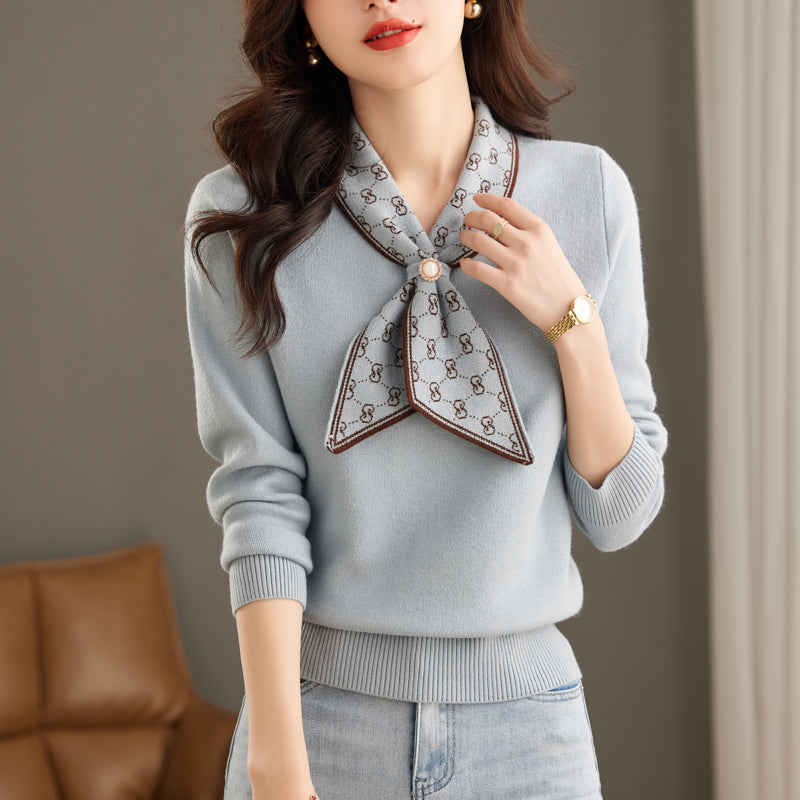 Milou | Dicker Strickpullover Einfache Mode Pullover für Damen