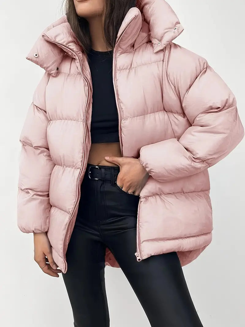 Keytara | Kuscheliger Wintermantel aus luxuriösem Fleece mit Reißverschluss