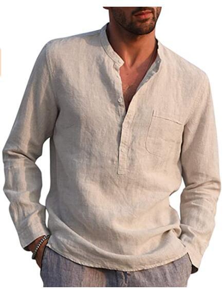 Dexter - Herren Langarm-Shirt mit V-Ausschnitt