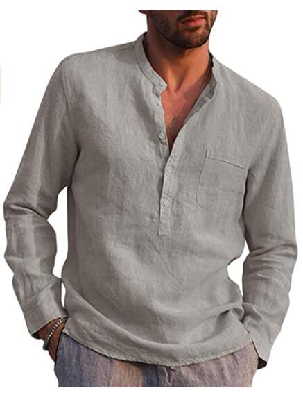 Dexter - Herren Langarm-Shirt mit V-Ausschnitt