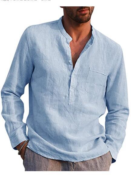 Dexter - Herren Langarm-Shirt mit V-Ausschnitt