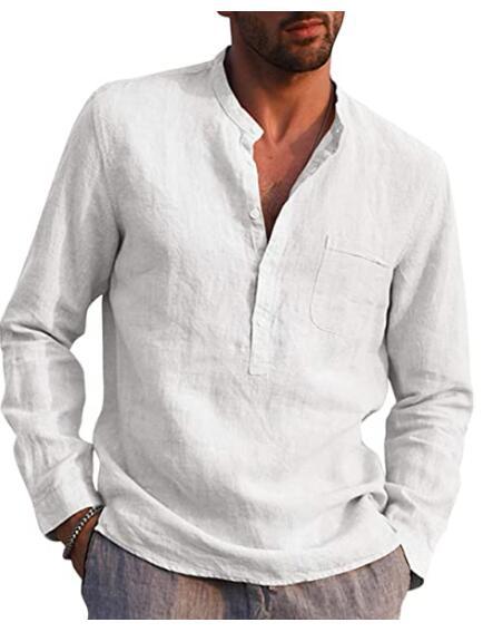 Dexter - Herren Langarm-Shirt mit V-Ausschnitt