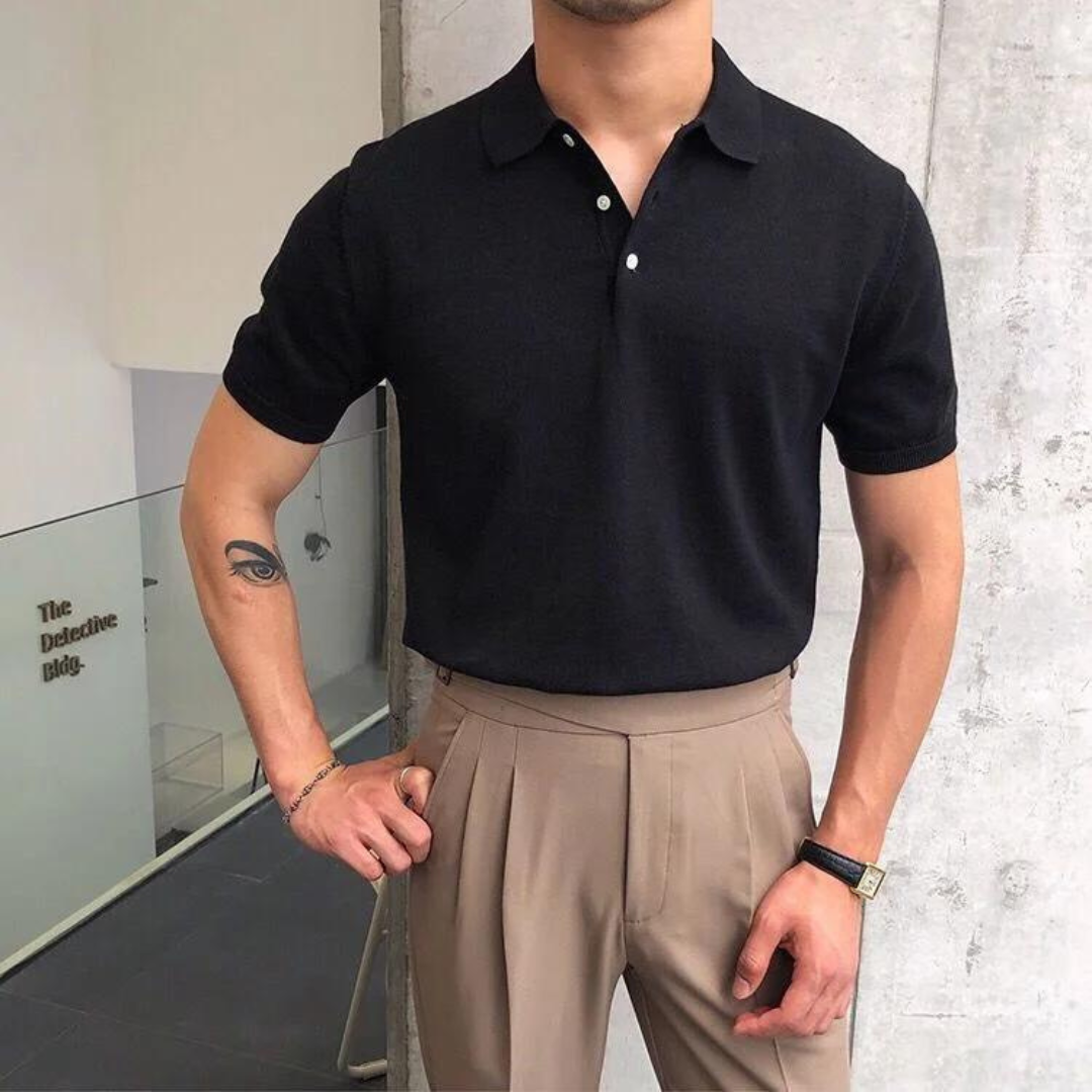 Luxuriöses Herren Polo, stilvoll und bequem