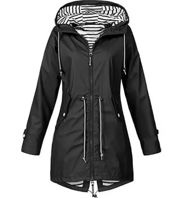 Persephone - Wasserdichte Jacke mit Kapuze