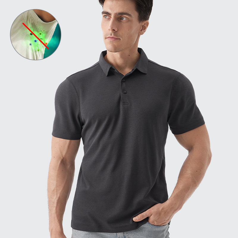 Maximilian | Herren-Poloshirt mit geruchsneutralisierender Technologie für aktiven Komfort