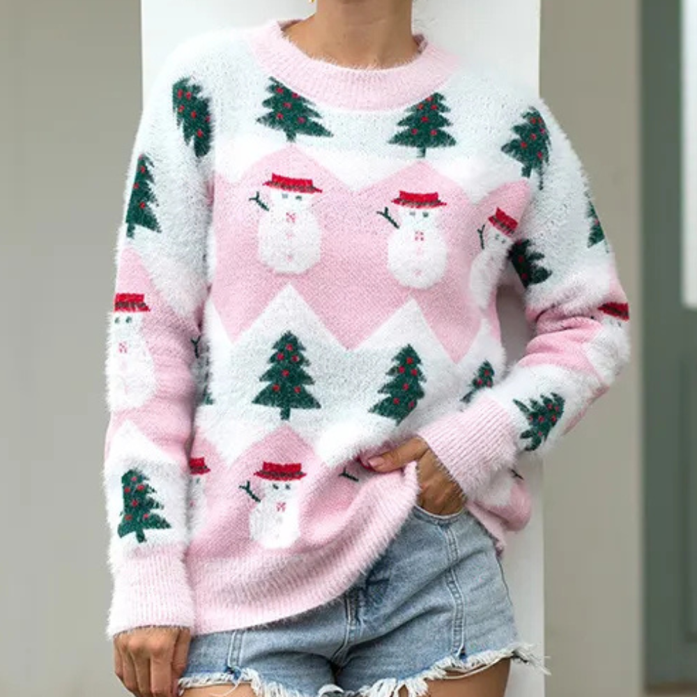 Fudus | Moderner Weihnachtspulli Für Frauen