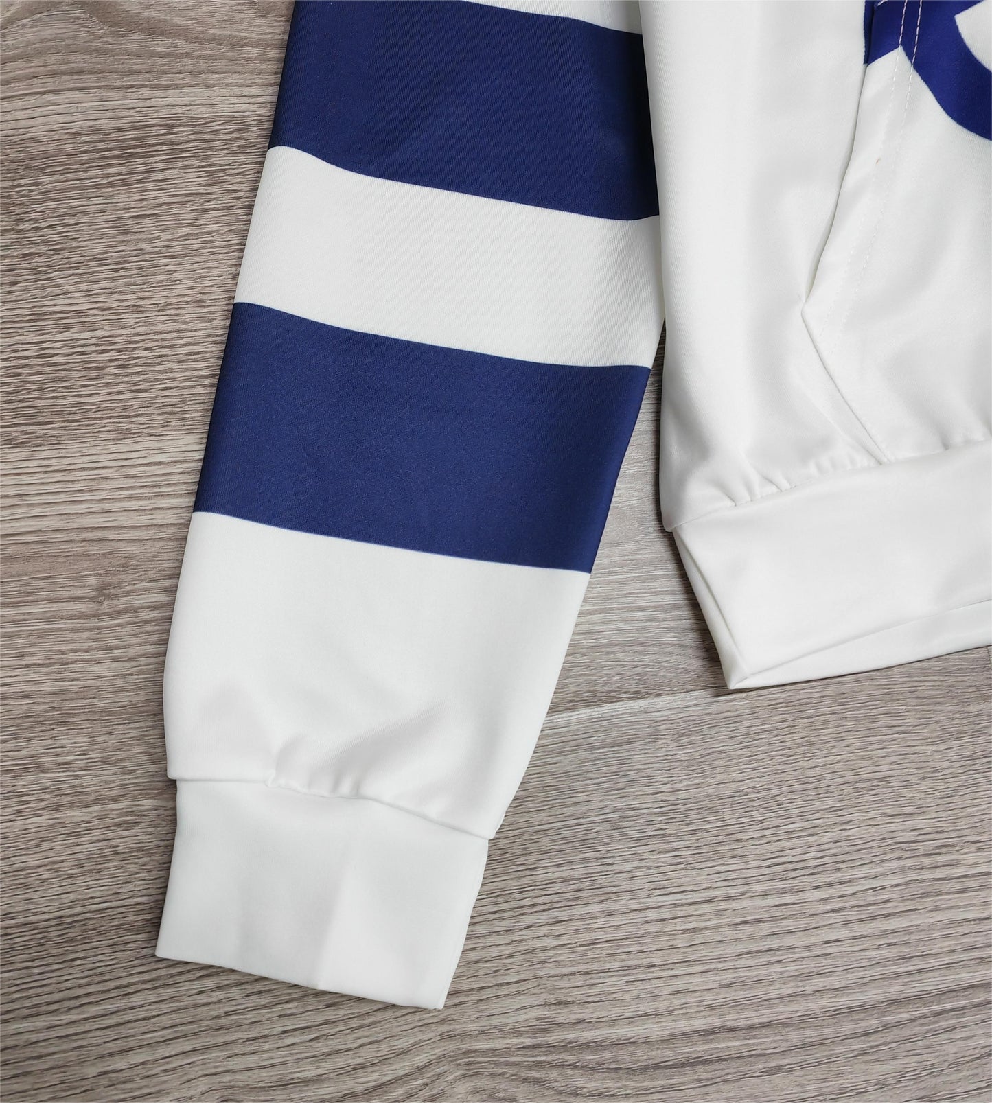 FallStil - Anker Langarm-Kapuzenpullover mit Farbblock