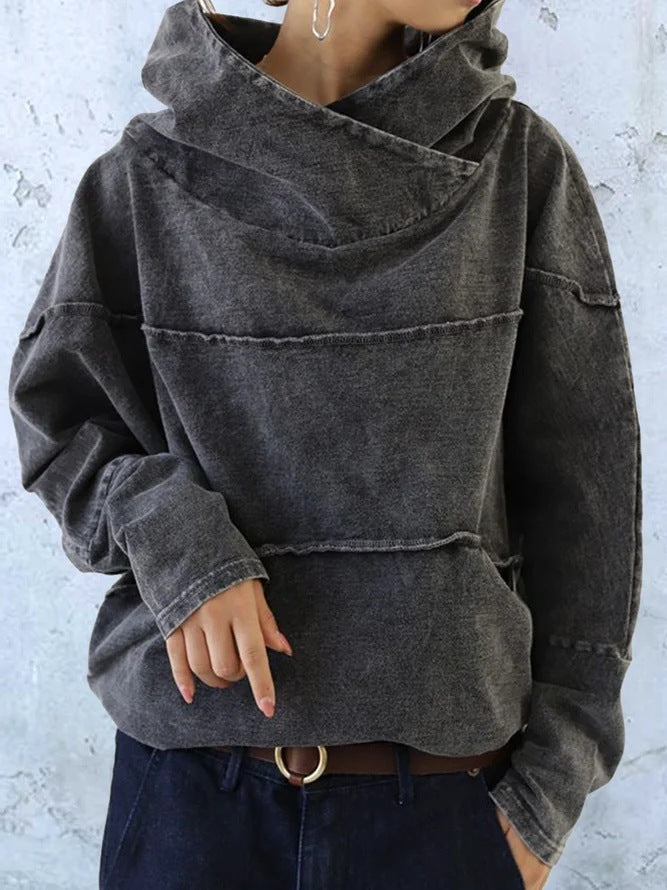Fudus | Modischer Lockerer Baumwolle Kapuzenpullover