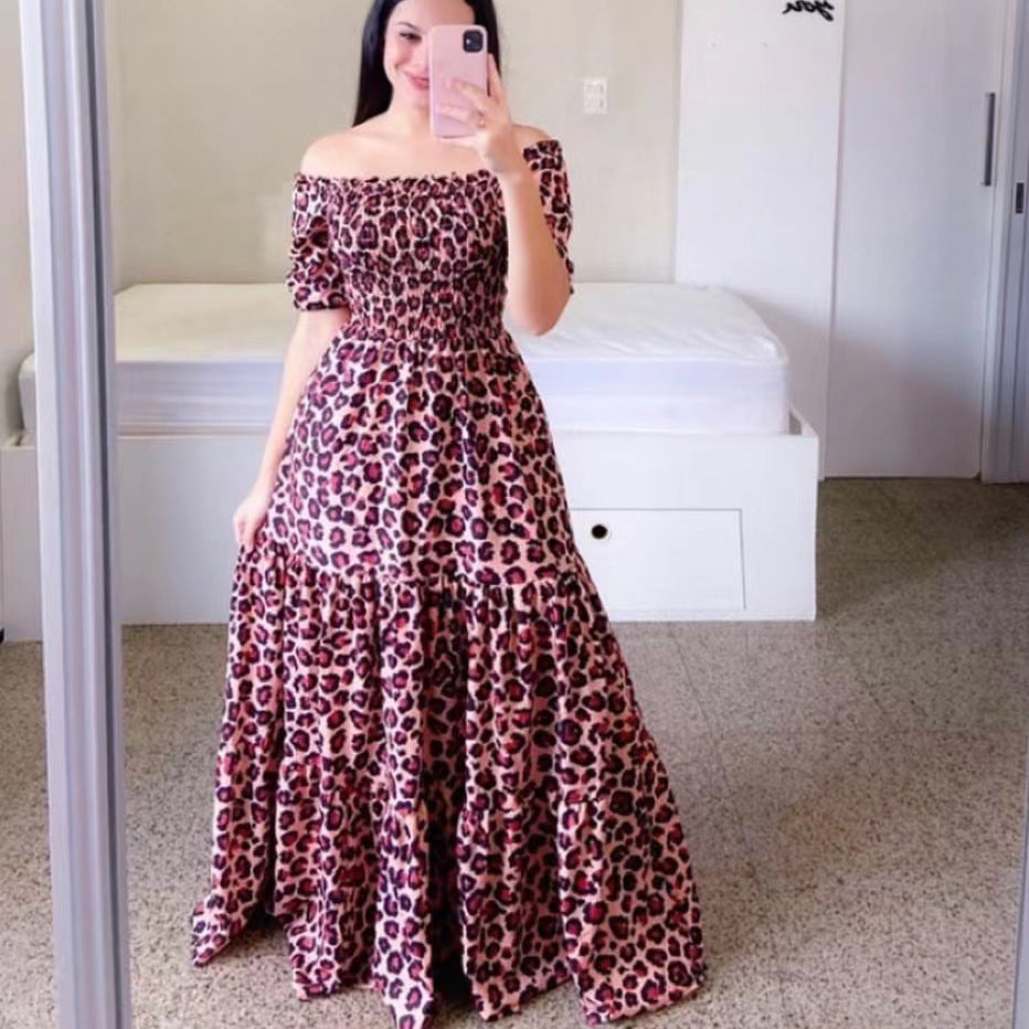 Heidi – Florales Damen-Maxikleid mit Off-Shoulder-Design