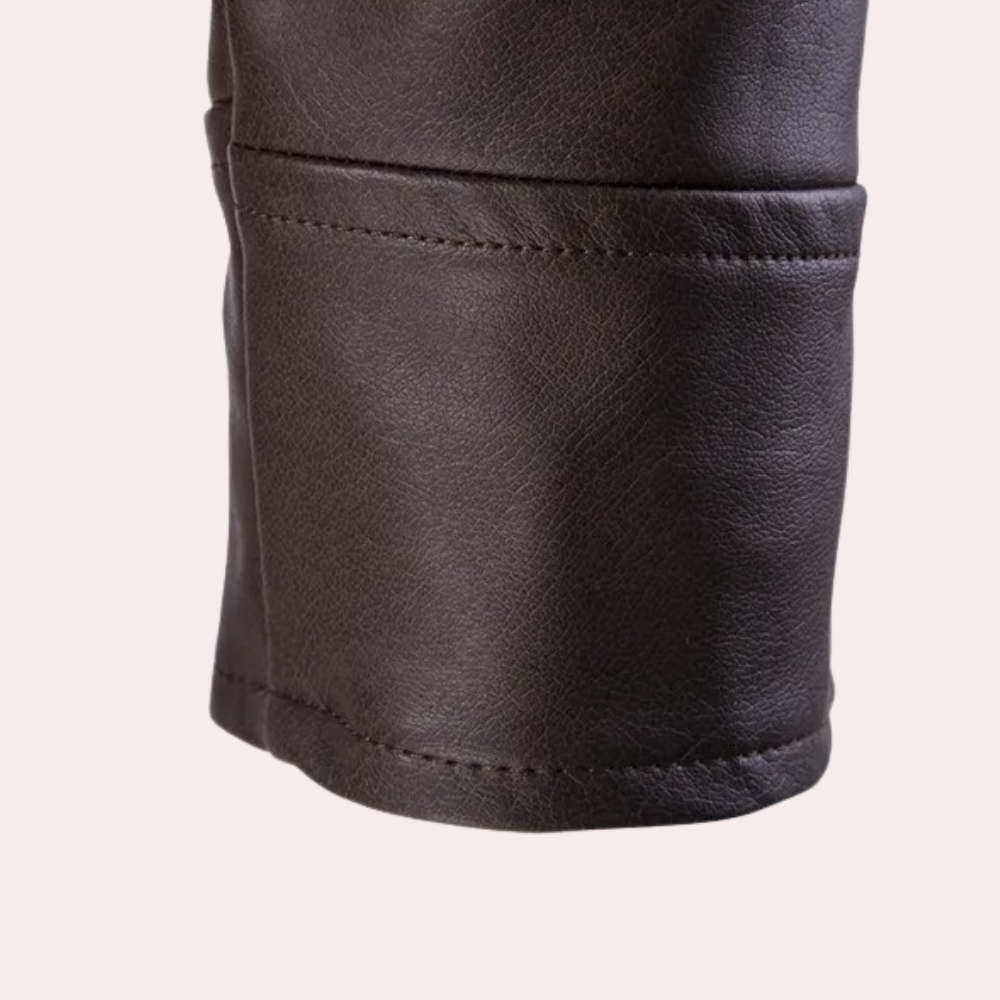 MARCUS - Stilvolle klassische Bikerjacke für den modernen Mann