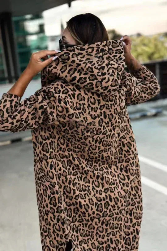 Fiorella - Trenchcoat mit Leopardenmuster