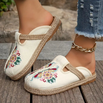 Lyric - Flache Schuhe für Damen mit Blumenmuster