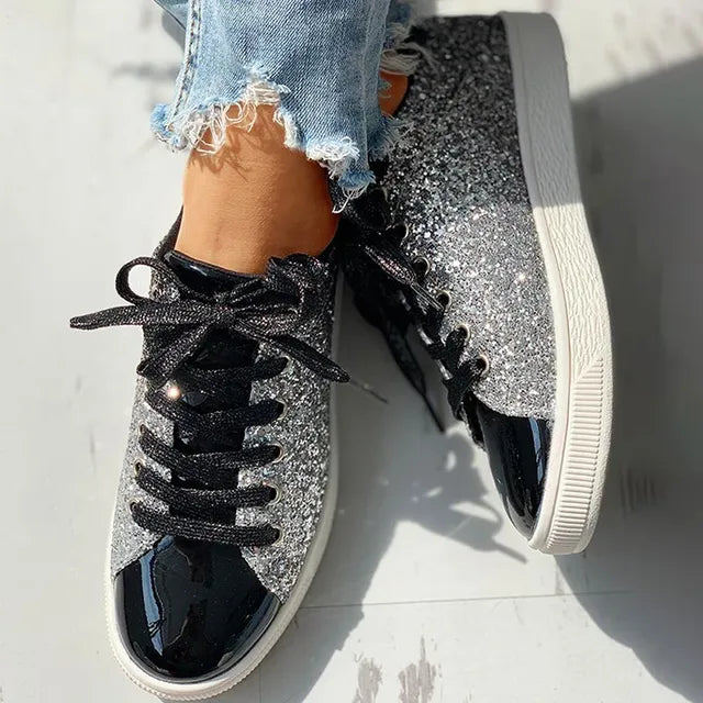 Quisha - Luxuriöse lässige Glitzer-Damenschuhe