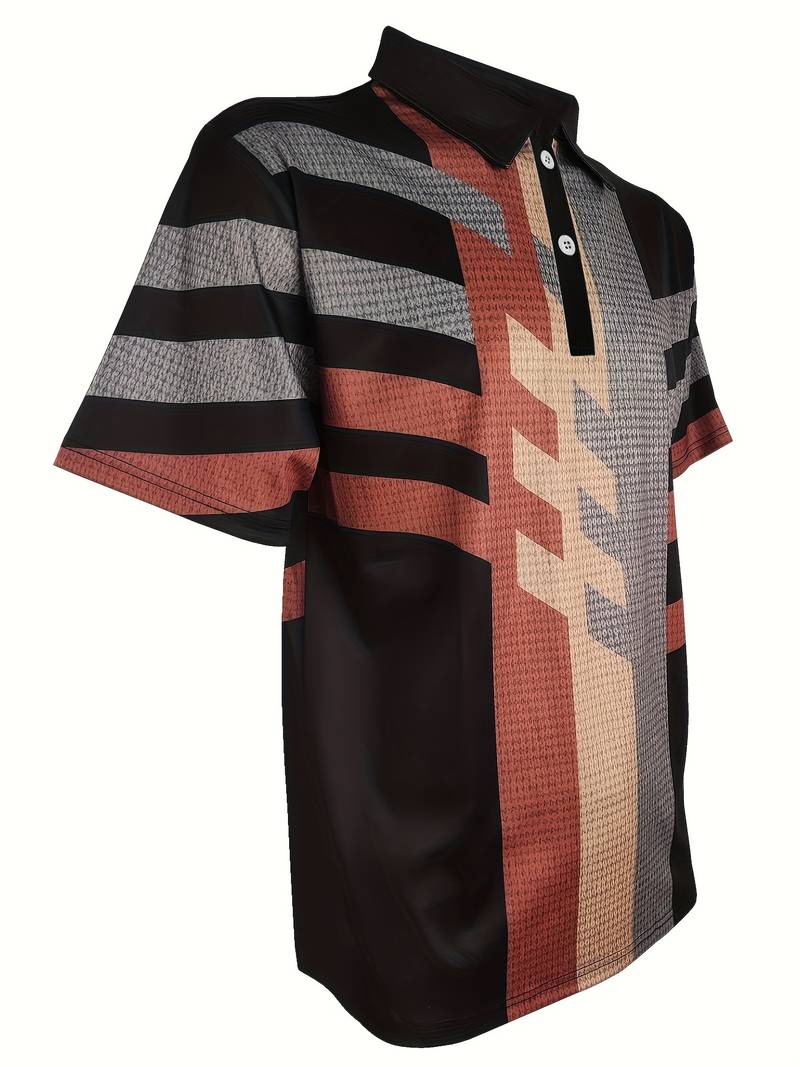 Lässiger Herren Polo im Vintage Stil
