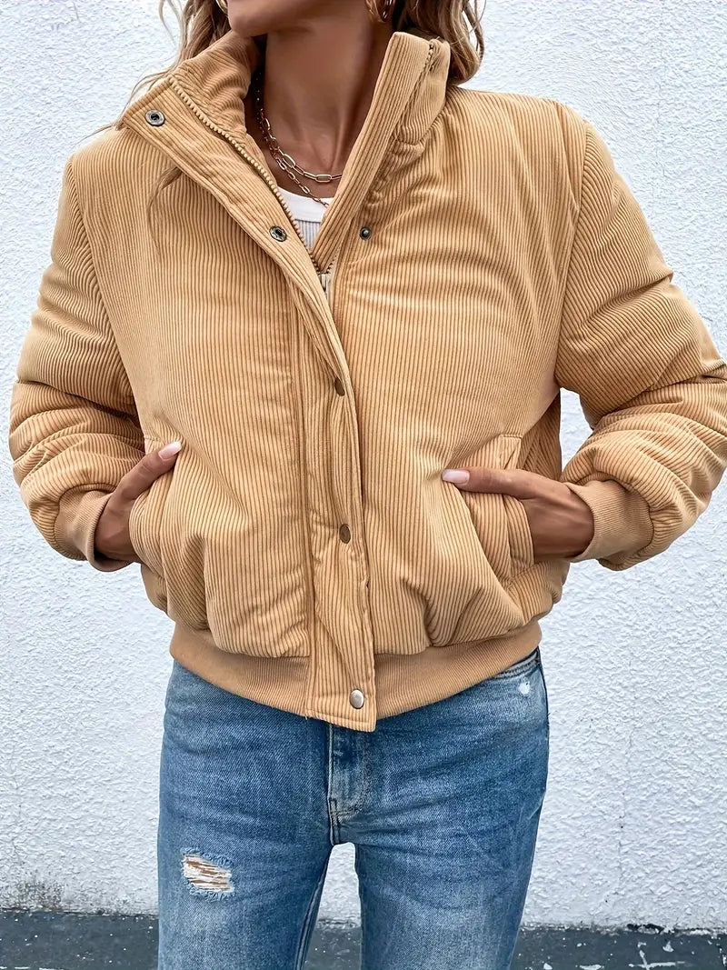 Steph | Lässige warme Jacke mit langen Ärmeln