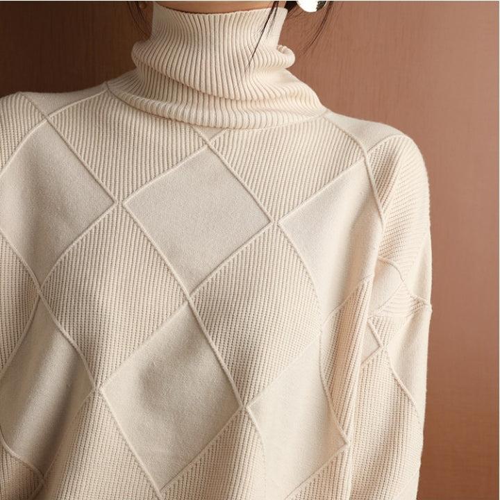 Bonafita - Jessie | Handgestrickter Rollkragenpullover für Damen