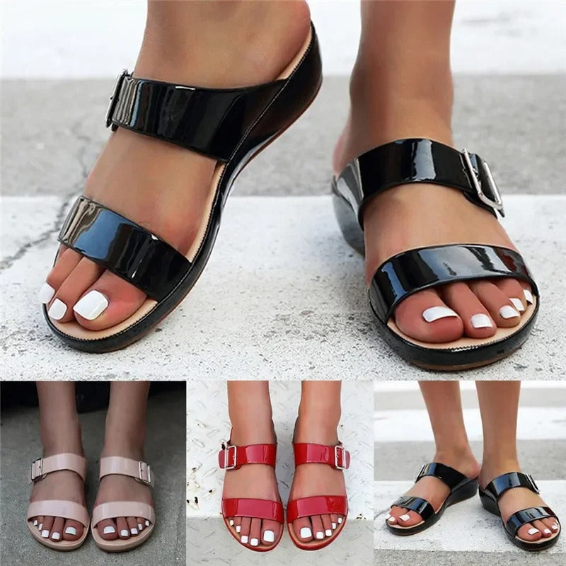 Freya® | Komfortable Keilabsatz-Sandale