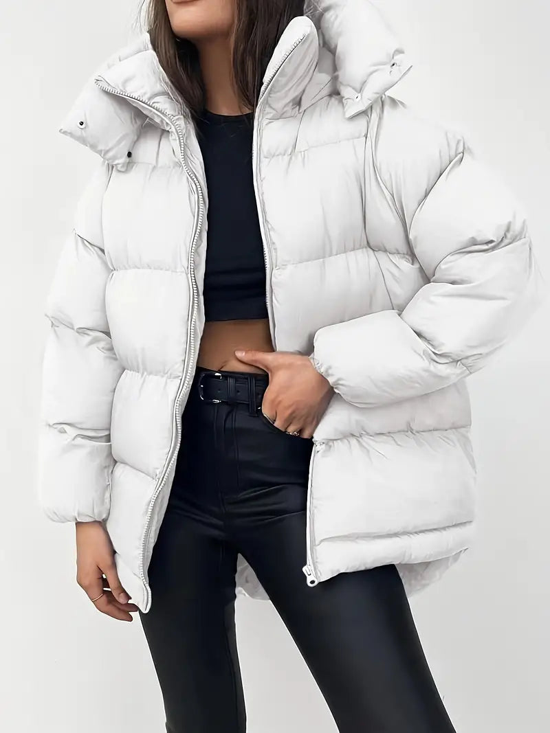 Keytara | Kuscheliger Wintermantel aus luxuriösem Fleece mit Reißverschluss