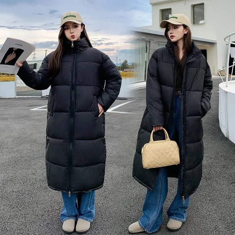 Wolf | Neue Baumwolle gepolsterte Jacke weibliche koreanische große