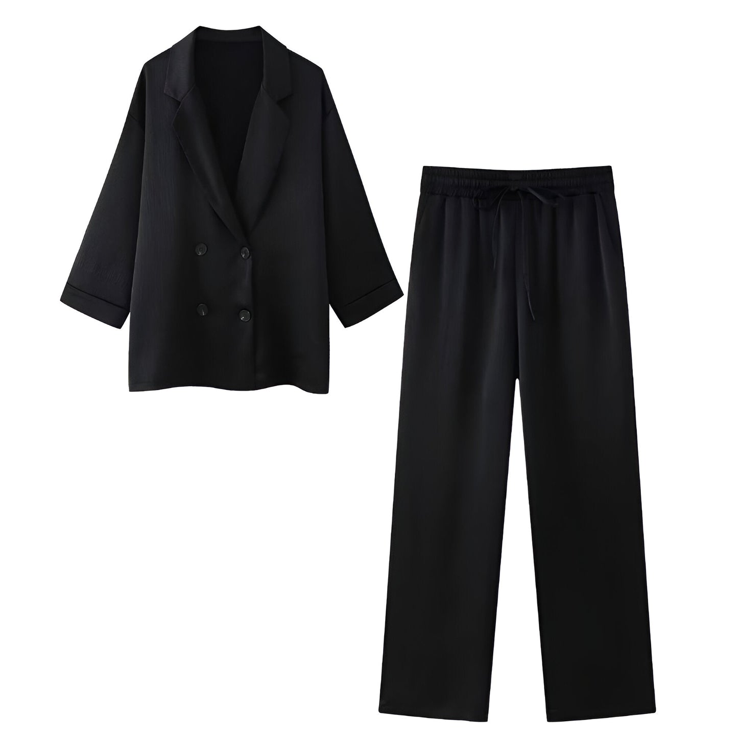 Eber | Mühelos elegant: Chic Jacken- und Hosen-Set