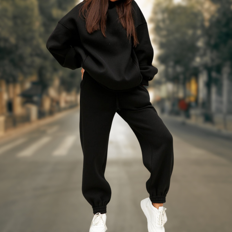 Amalia | Chic und trendy Hoodie Hosen -Set für mühelose Winterstil