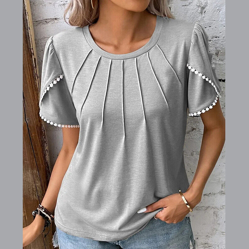 Fudus | Modische Damen Elegante Hemden Weinlese
