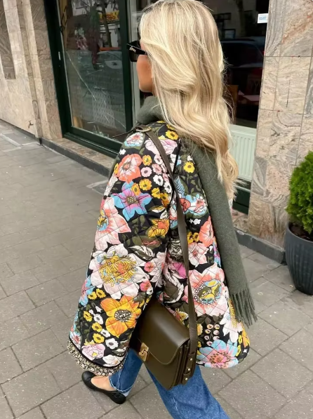 Marcie - Blume Winterjacke für Frauen