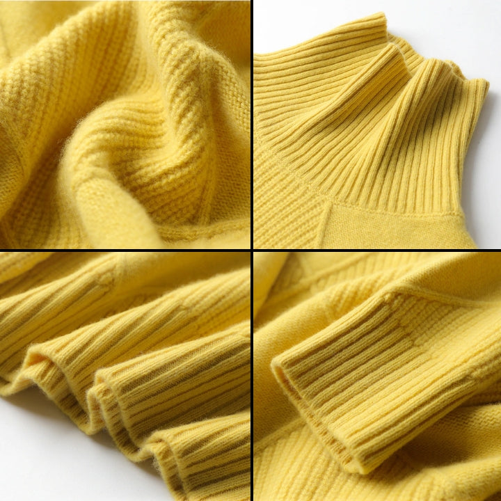Bonafita - Jessie | Handgestrickter Rollkragenpullover für Damen