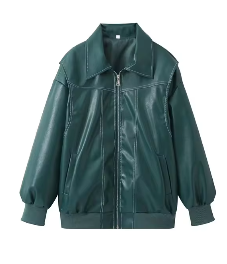 Dria - Retro Lose Revers Lange Ärmel