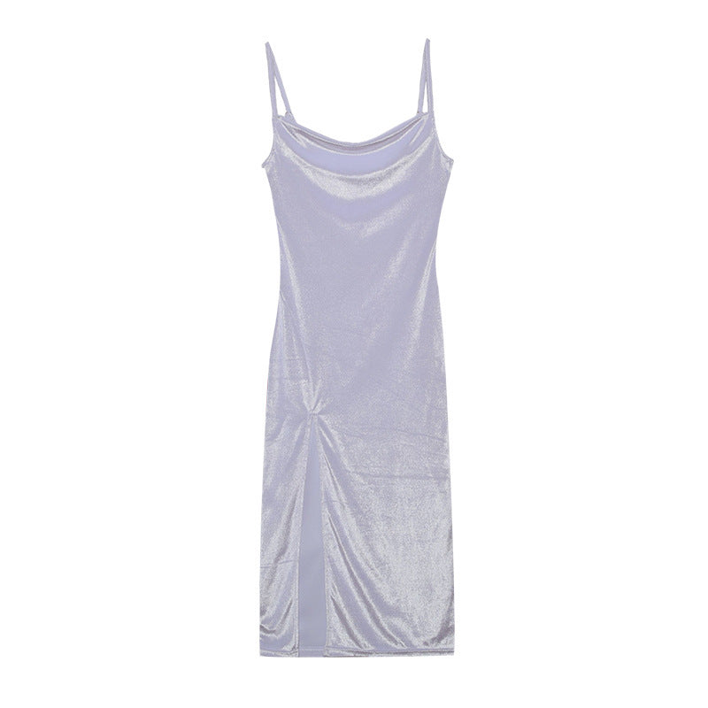 Victoria – Elegantes Damen-Slingkleid mit Schlitz