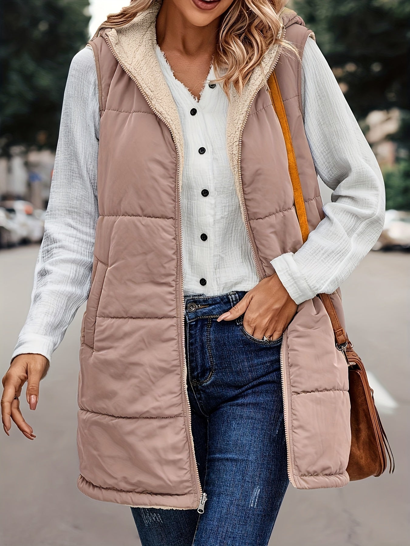 Leyseris | Warme Kapuzenweste Jacke