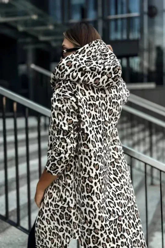 Fiorella - Trenchcoat mit Leopardenmuster