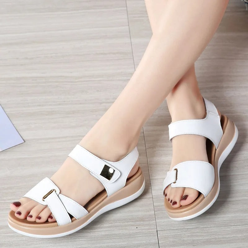 Lurenza® | Komfort-Sandalen mit verstellbarem Klettverschluss