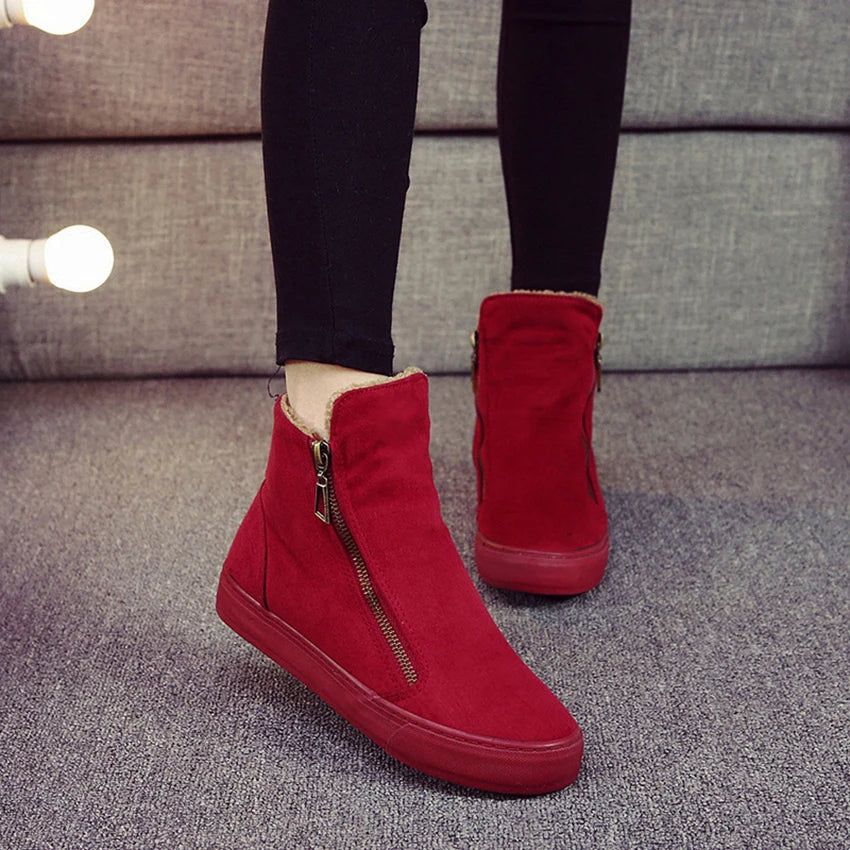 Elke® | Stylische Stiefeletten mit Reißverschluss