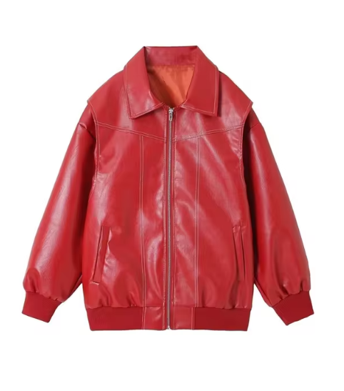 Dria - Retro Lose Revers Lange Ärmel
