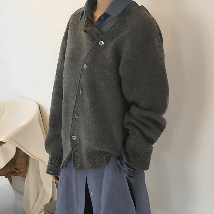 Leila | Strickjacke - Luxuriös weicher Kaschmir mit verspieltem Knopfverschluss