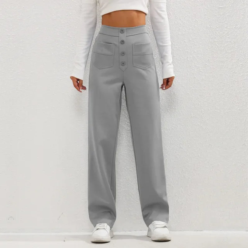 Bonafita Paulina Hochtaillierte Elastische Hose