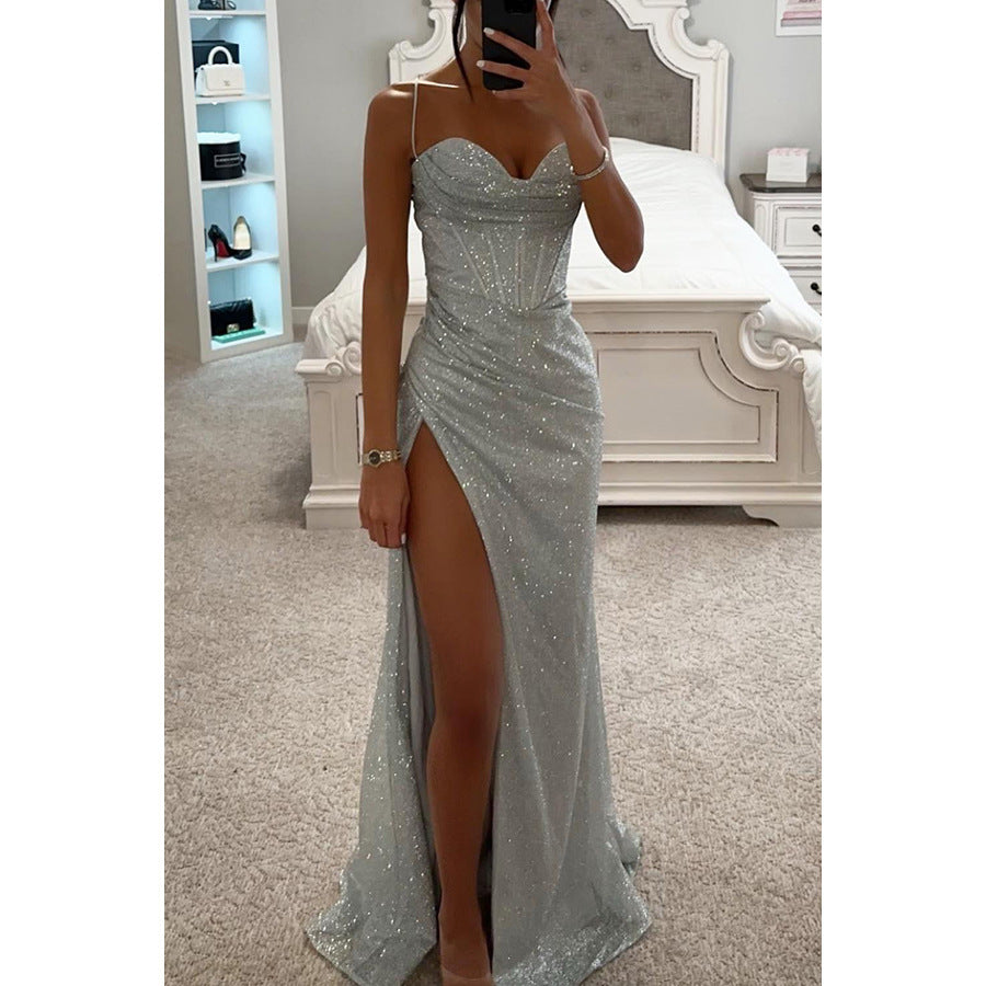 Tanya – Lässiges Damenkleid mit Schlitz