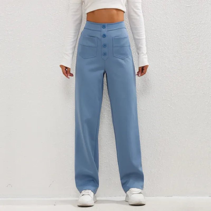 Bonafita Paulina Hochtaillierte Elastische Hose