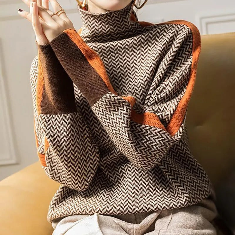 Delaina - Gemütlicher Rollkragenpullover