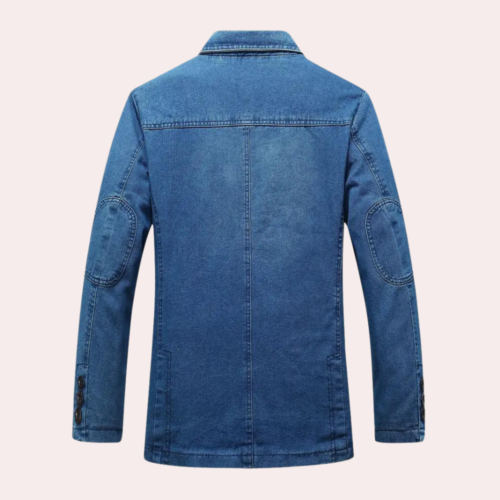 LOGAN - Stilvoller klassischer Denim-Blazer für den modernen Mann