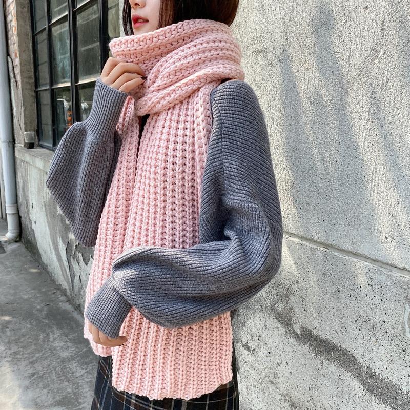Carolina | Warmer Strickschal für Damen im Winter