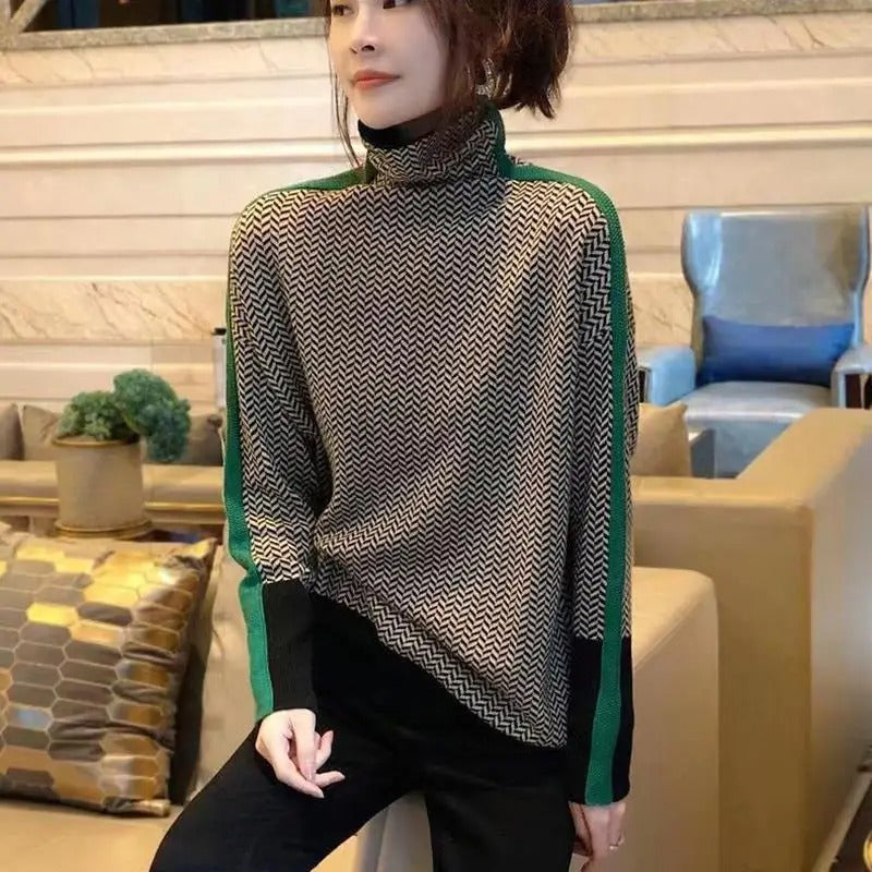 Delaina - Gemütlicher Rollkragenpullover