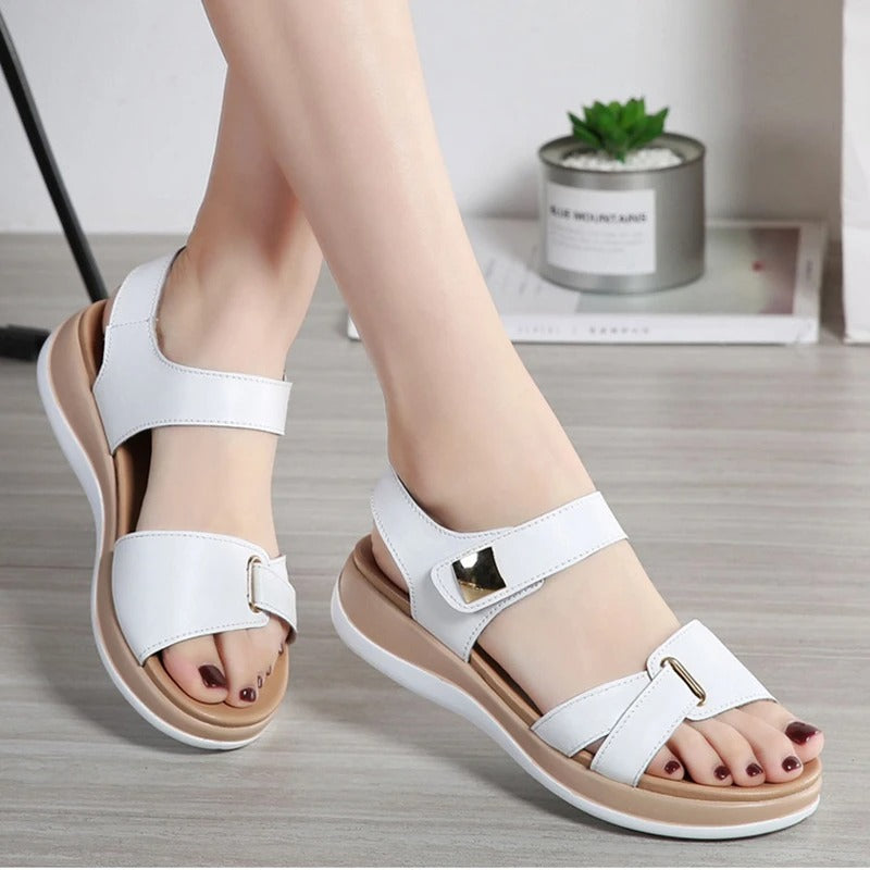 Lurenza® | Komfort-Sandalen mit verstellbarem Klettverschluss