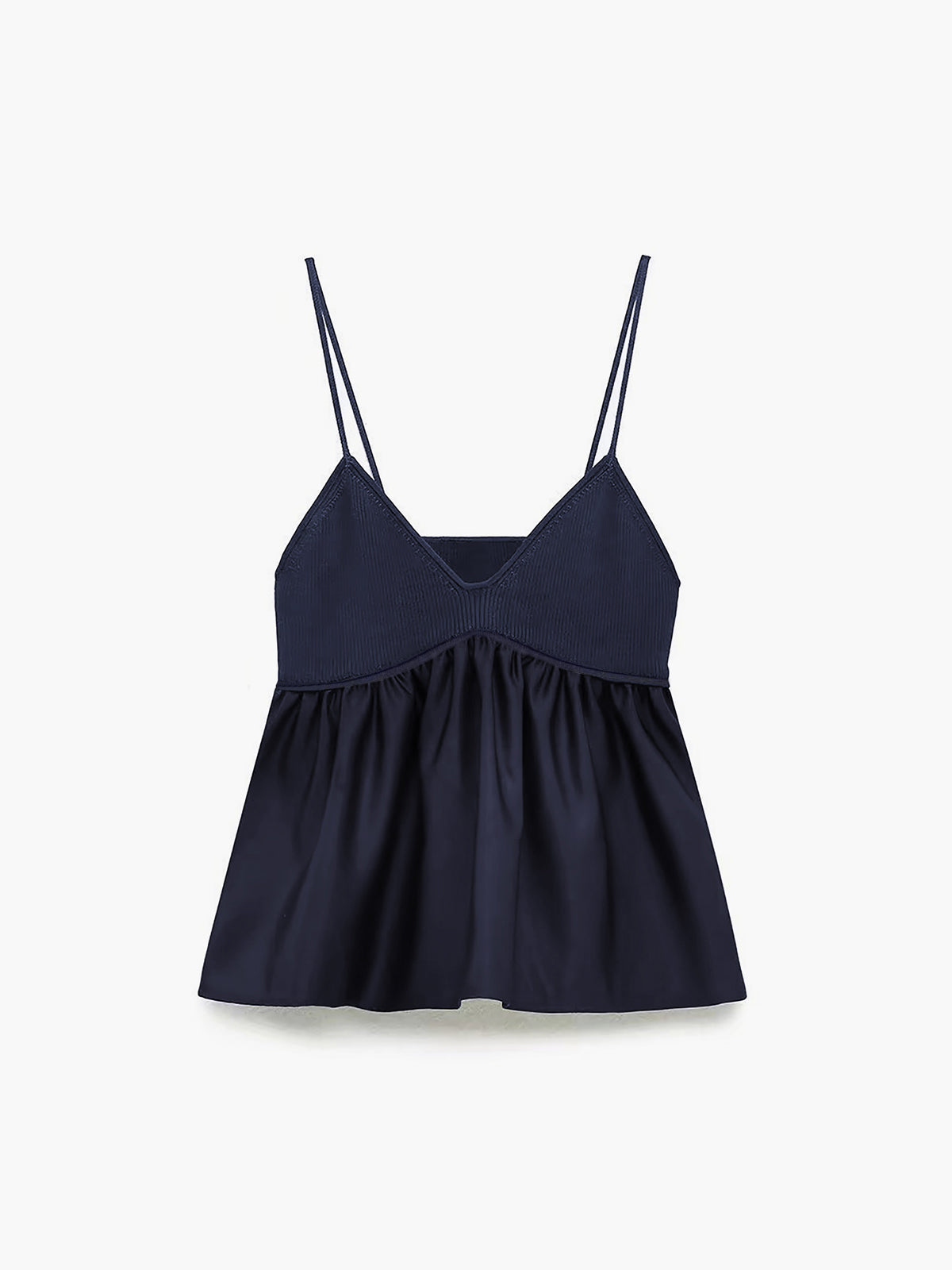 Fudus | Rüschenhemd Crop Cami Top