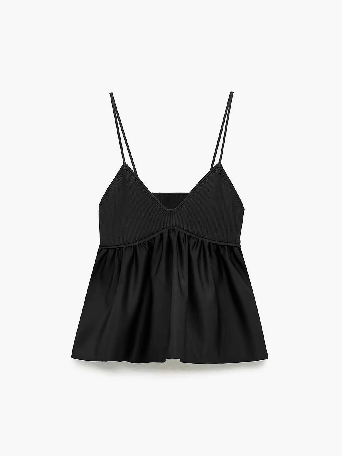 Fudus | Rüschenhemd Crop Cami Top
