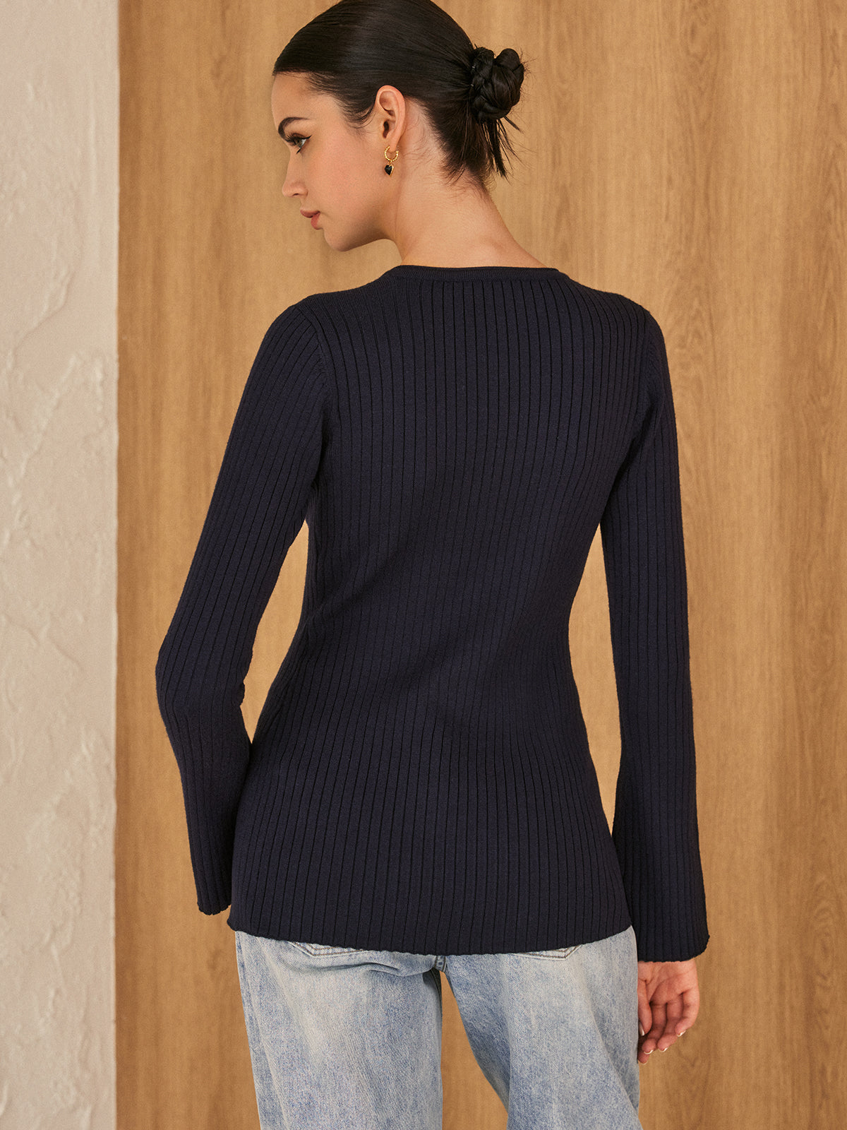 Fudus | Golden Button Split Stricktop