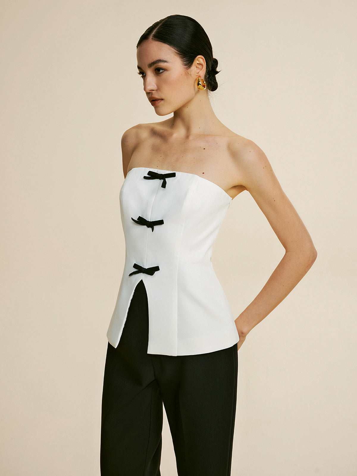 Fudus | Schleifen Dekor Split Top