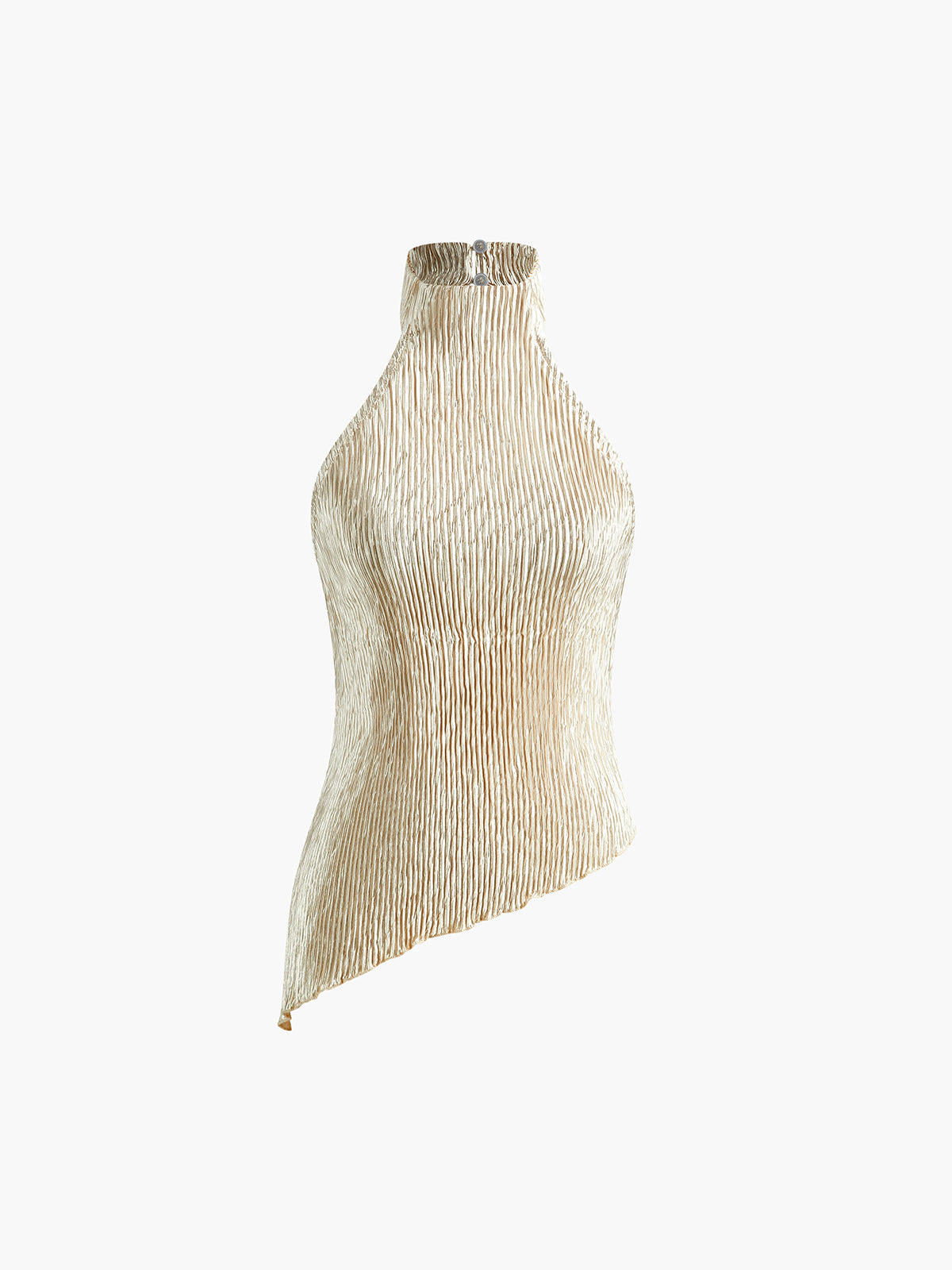 Fudus | Asymmetrisches Halter Crop Top Mit Weiter Beinhose Satz