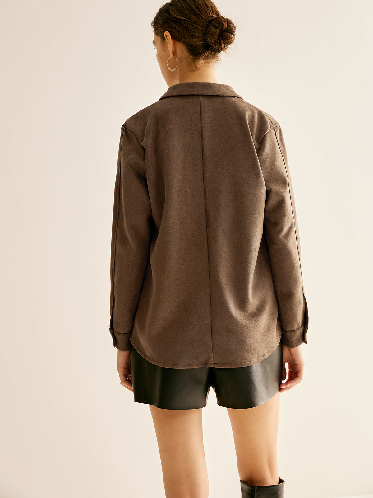 Fudus | Taschen Wildleder Polohemd